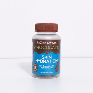 Haircarebear Skin Hydration Chocolate, offering a pathway to glowing skin and healthier joints through its hydrating formula.